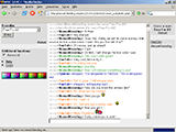 Image: A sample session with ARSC, showing the default chat layout.